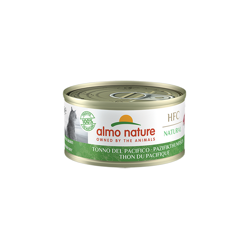 HFC CAT NATURAL TONNO PACIFICO LATTINA 70 GR