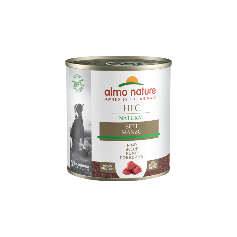 HFC DOG NATURAL MANZO LATTINA 290 GR