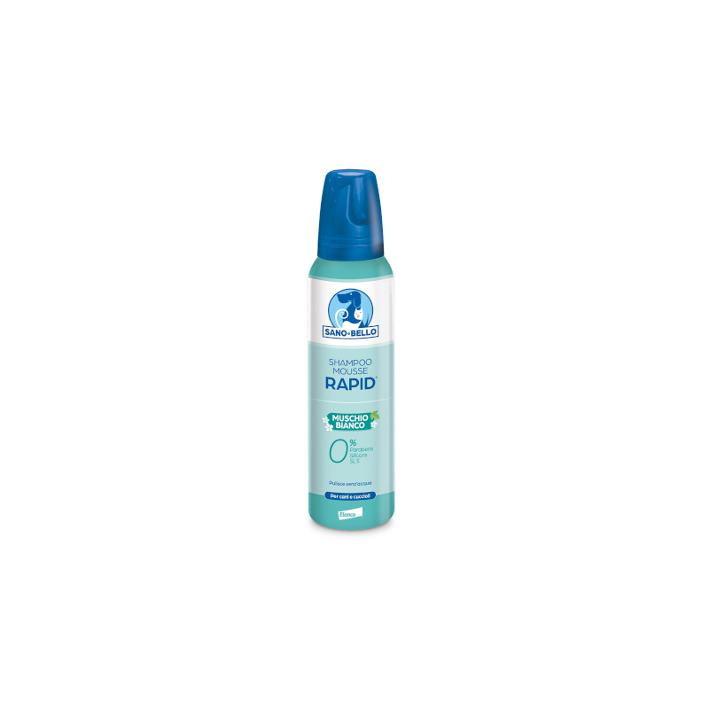 SHAMPOO CANI RAPID MUSCHIO BIANCO 300 ML