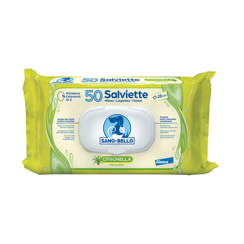 SALVIETTE ELANCO CITRONELLA 50 PZ